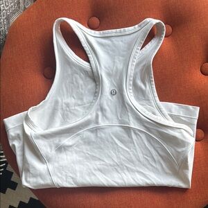 Lululemon White Racerback Top
